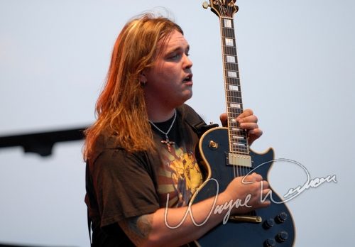 Black Stone Cherry at Aces & Eights Harley Davidson Mason, OH on September 22, 2007 &mdash; concert photo by Wayne Dennon