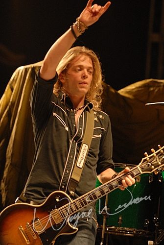 Black Stone Cherry at Aces & Eights Harley Davidson Mason, OH on September 22, 2007 &mdash; concert photo by Wayne Dennon