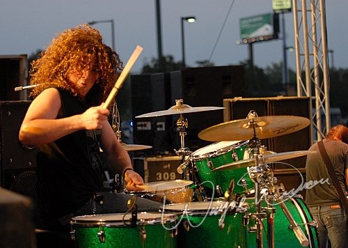 Black Stone Cherry at Aces & Eights Harley Davidson Mason, OH on September 22, 2007 &mdash; concert photo by Wayne Dennon