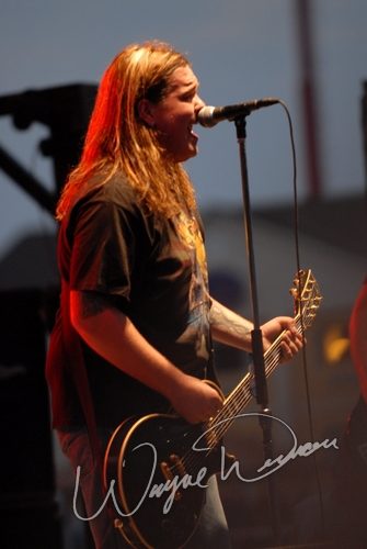 Black Stone Cherry at Aces & Eights Harley Davidson Mason, OH on September 22, 2007 &mdash; concert photo by Wayne Dennon