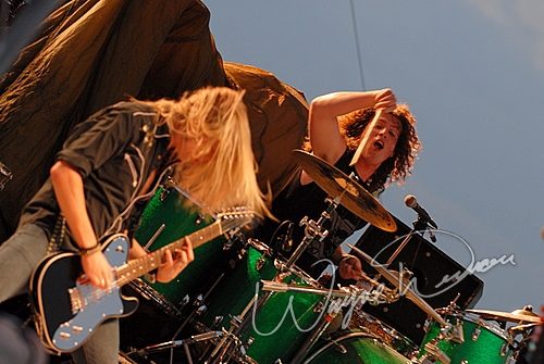 Black Stone Cherry at Aces & Eights Harley Davidson Mason, OH on September 22, 2007 &mdash; concert photo by Wayne Dennon