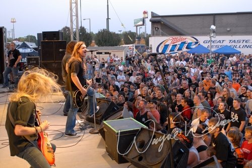 Black Stone Cherry at Aces & Eights Harley Davidson Mason, OH on September 22, 2007 &mdash; concert photo by Wayne Dennon