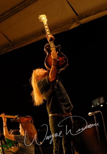 Black Stone Cherry at Aces & Eights Harley Davidson Mason, OH on September 22, 2007 &mdash; concert photo by Wayne Dennon