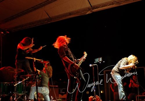 Black Stone Cherry at Aces & Eights Harley Davidson Mason, OH on September 22, 2007 &mdash; concert photo by Wayne Dennon