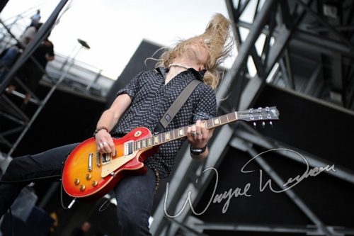 Black Stone Cherry at Columbus Crew Stadium Columbus, OH on May 16, 2009 &mdash; concert photo by Wayne Dennon