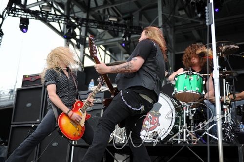 Black Stone Cherry at Columbus Crew Stadium Columbus, OH on May 16, 2009 &mdash; concert photo by Wayne Dennon