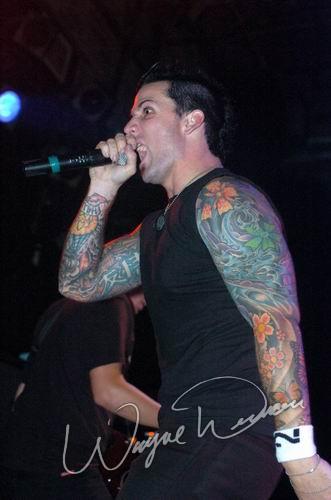 Bleeding Through at Bogart's Cincinnati, OH on August 20, 2004 &mdash; concert photo by Wayne Dennon