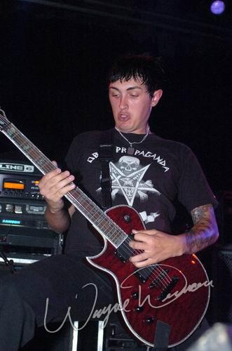 Bleeding Through at Bogart's Cincinnati, OH on August 20, 2004 &mdash; concert photo by Wayne Dennon