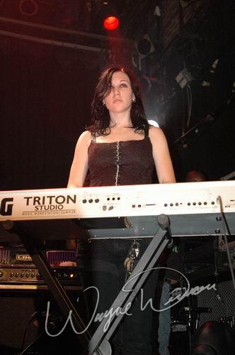 Bleeding Through at Bogart's Cincinnati, OH on August 20, 2004 &mdash; concert photo by Wayne Dennon