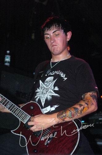 Bleeding Through at Bogart's Cincinnati, OH on August 20, 2004 &mdash; concert photo by Wayne Dennon