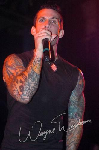 Bleeding Through at Bogart's Cincinnati, OH on August 20, 2004 &mdash; concert photo by Wayne Dennon