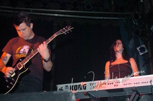 Bleeding Through at Bogart's Cincinnati, OH on August 20, 2004 &mdash; concert photo by Wayne Dennon