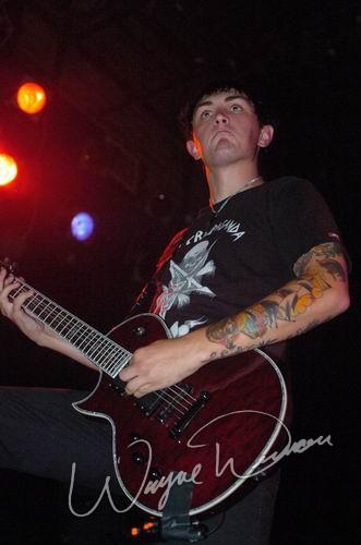 Bleeding Through at Bogart's Cincinnati, OH on August 20, 2004 &mdash; concert photo by Wayne Dennon
