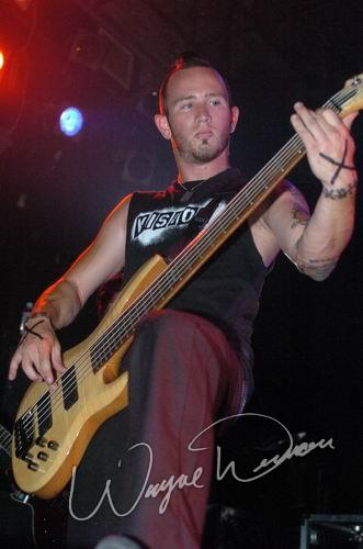 Bleeding Through at Bogart's Cincinnati, OH on August 20, 2004 &mdash; concert photo by Wayne Dennon