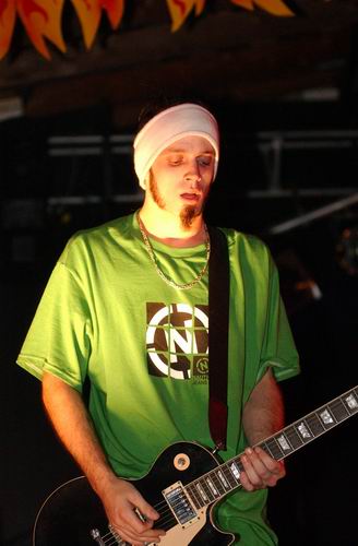 Bobaflex at Woodshock Music Festival Bellefontaine, OH on August 9, 2003 &mdash; concert photo by Wayne Dennon