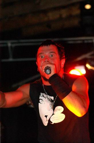 Bobaflex at Woodshock Music Festival Bellefontaine, OH on August 9, 2003 &mdash; concert photo by Wayne Dennon