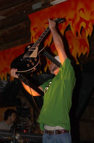 Bobaflex at Woodshock Music Festival Bellefontaine, OH on August 9, 2003 &mdash; concert photo by Wayne Dennon