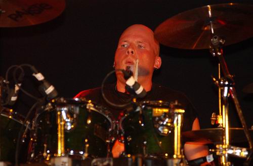 Bobaflex at Woodshock Music Festival Bellefontaine, OH on August 9, 2003 &mdash; concert photo by Wayne Dennon