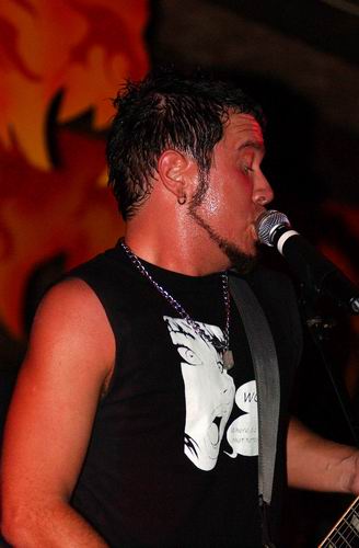 Bobaflex at Woodshock Music Festival Bellefontaine, OH on August 9, 2003 &mdash; concert photo by Wayne Dennon