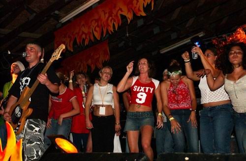 Bobaflex at Woodshock Music Festival Bellefontaine, OH on August 9, 2003 &mdash; concert photo by Wayne Dennon