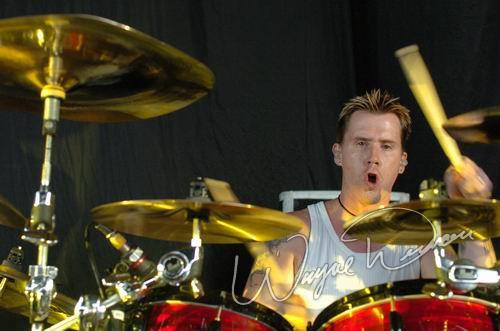 Breaking Benjamin at Riverbend Music Center Cincinnati, OH on August 2, 2004 &mdash; concert photo by Wayne Dennon