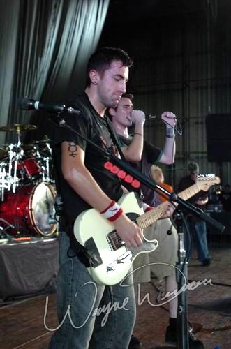 Breaking Benjamin at Riverbend Music Center Cincinnati, OH on August 2, 2004 &mdash; concert photo by Wayne Dennon