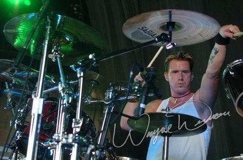 Breaking Benjamin at Riverbend Music Center Cincinnati, OH on August 2, 2004 &mdash; concert photo by Wayne Dennon