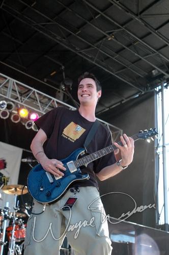 Breaking Benjamin at X-Fest Dayton, OH on September 19, 2004 &mdash; concert photo by Wayne Dennon