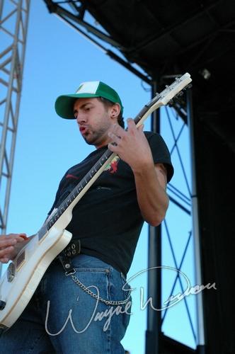 Breaking Benjamin at X-Fest Dayton, OH on September 19, 2004 &mdash; concert photo by Wayne Dennon