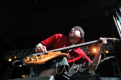 Breaking Benjamin at X-Fest Dayton, OH on September 19, 2004 &mdash; concert photo by Wayne Dennon