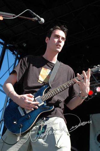 Breaking Benjamin at X-Fest Dayton, OH on September 19, 2004 &mdash; concert photo by Wayne Dennon