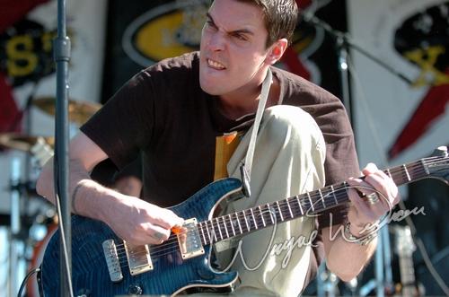 Breaking Benjamin at X-Fest Dayton, OH on September 19, 2004 &mdash; concert photo by Wayne Dennon