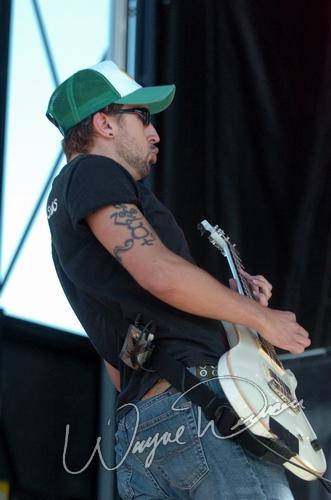 Breaking Benjamin at X-Fest Dayton, OH on September 19, 2004 &mdash; concert photo by Wayne Dennon