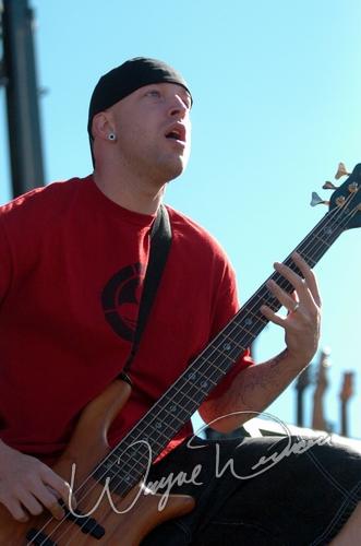 Breaking Benjamin at X-Fest Dayton, OH on September 19, 2004 &mdash; concert photo by Wayne Dennon