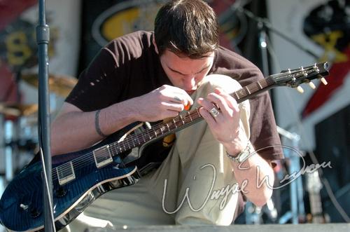 Breaking Benjamin at X-Fest Dayton, OH on September 19, 2004 &mdash; concert photo by Wayne Dennon