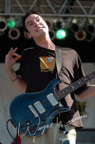 Breaking Benjamin at X-Fest Dayton, OH on September 19, 2004 &mdash; concert photo by Wayne Dennon