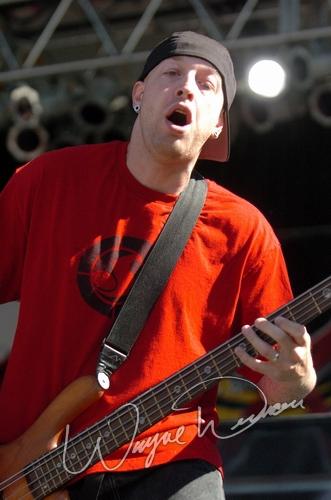 Breaking Benjamin at X-Fest Dayton, OH on September 19, 2004 &mdash; concert photo by Wayne Dennon
