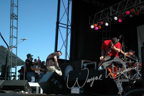 Breaking Benjamin at X-Fest Dayton, OH on September 19, 2004 &mdash; concert photo by Wayne Dennon