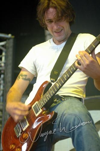 Breaking Benjamin at Germain Amphitheater Columbus, OH on July 23, 2005 &mdash; concert photo by Wayne Dennon