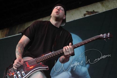 Breaking Benjamin at Germain Amphitheater Columbus, OH on July 23, 2005 &mdash; concert photo by Wayne Dennon