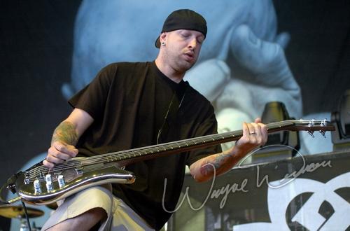Breaking Benjamin at Germain Amphitheater Columbus, OH on July 23, 2005 &mdash; concert photo by Wayne Dennon