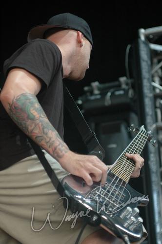Breaking Benjamin at Germain Amphitheater Columbus, OH on July 23, 2005 &mdash; concert photo by Wayne Dennon