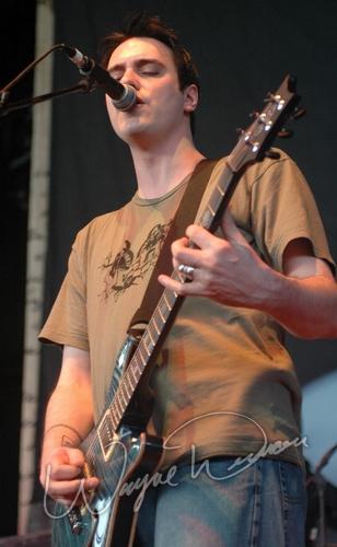 Breaking Benjamin at Germain Amphitheater Columbus, OH on July 23, 2005 &mdash; concert photo by Wayne Dennon