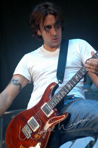 Breaking Benjamin at Germain Amphitheater Columbus, OH on July 23, 2005 &mdash; concert photo by Wayne Dennon