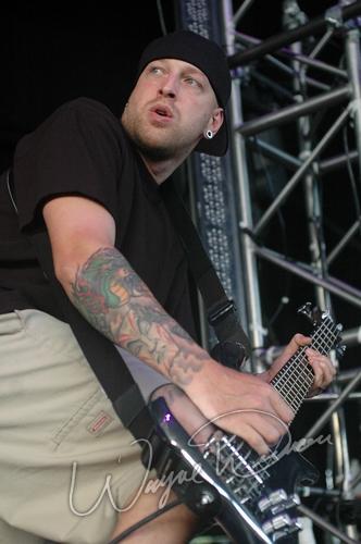 Breaking Benjamin at Germain Amphitheater Columbus, OH on July 23, 2005 &mdash; concert photo by Wayne Dennon