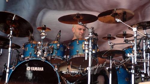 Breaking Benjamin at Germain Amphitheater Columbus, OH on July 23, 2005 &mdash; concert photo by Wayne Dennon