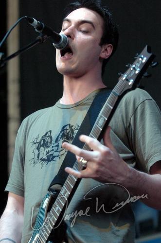 Breaking Benjamin at Germain Amphitheater Columbus, OH on July 23, 2005 &mdash; concert photo by Wayne Dennon