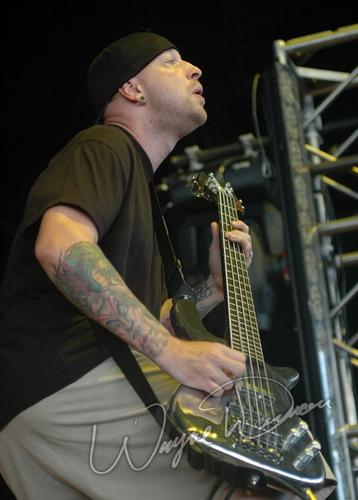 Breaking Benjamin at Germain Amphitheater Columbus, OH on July 23, 2005 &mdash; concert photo by Wayne Dennon
