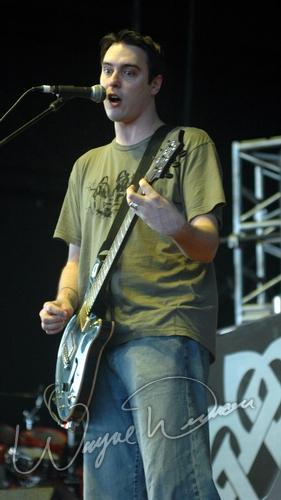 Breaking Benjamin at Germain Amphitheater Columbus, OH on July 23, 2005 &mdash; concert photo by Wayne Dennon