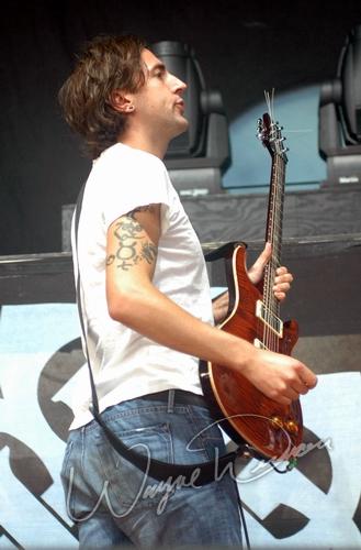Breaking Benjamin at Germain Amphitheater Columbus, OH on July 23, 2005 &mdash; concert photo by Wayne Dennon